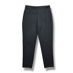 J Jill Wearever Collection Smooth Fit Slim Leg Pants Womens Medium Tall Black